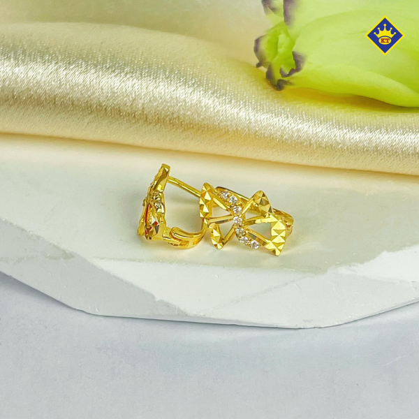 Bông Tai Nữ Vàng 610 KTJ078