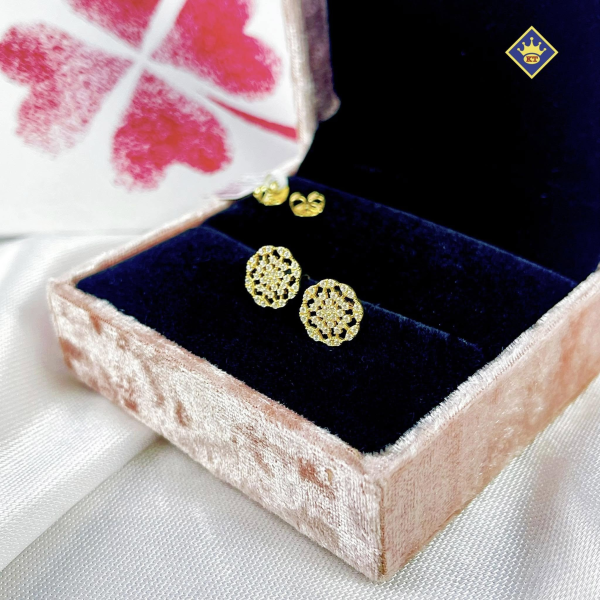 Bông Tai Nữ Vàng 610 KTJ079
