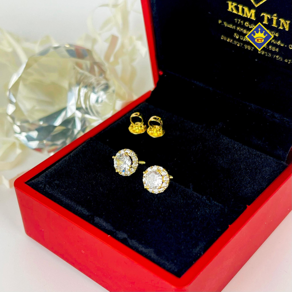 Bông Tai Nữ Vàng 610 KTJ080