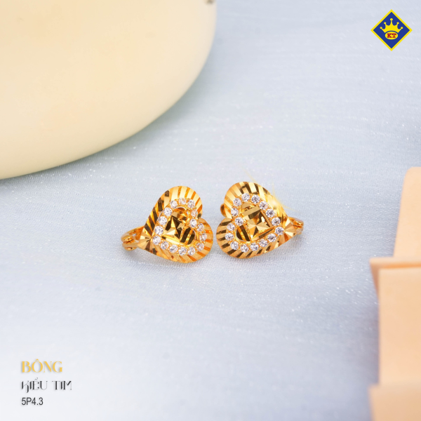 Bông Tai Nữ Vàng 610 KTJ089