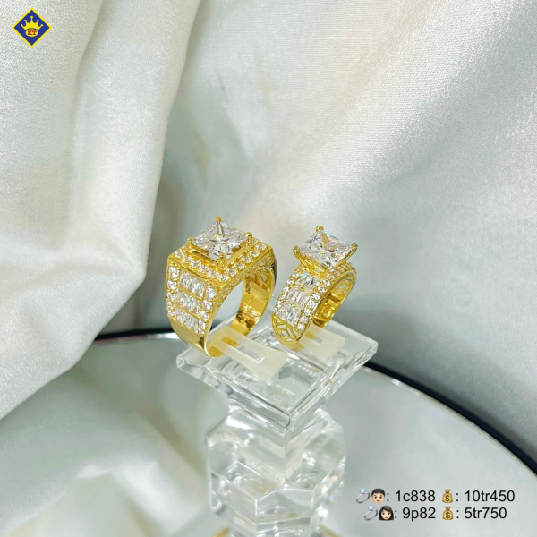 Nhẫn Đôi Nam Nữ KTJ010